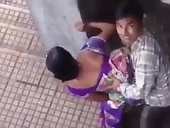 Indian couple caught in public